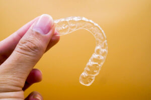 A set of clear aligners